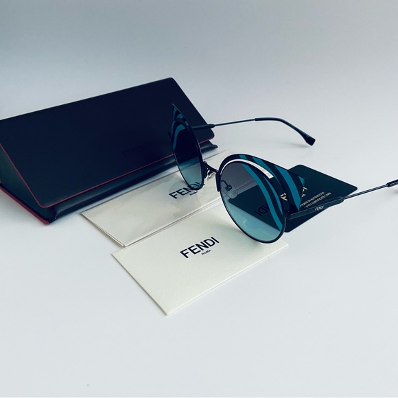 FENDI 53mm Cat Eye Sunglasses NEW! AUTHENTIC! - Picture 5 of 12